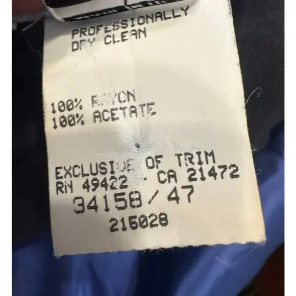 Vtg Jessica McClintock GUNNE SAX Black Velvet Blue Taffeta Party Dress Sz 5/6 - Picture 7 of 8